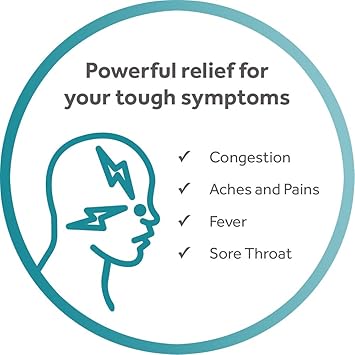Galpharm Max Strength Cold & Flu Day & Night Capsules - 5 Packs | 80 Capsules
