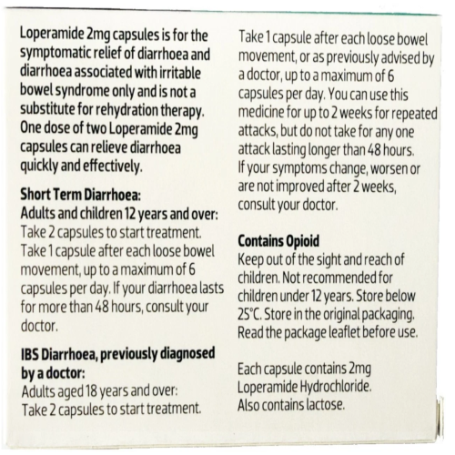 Flamingo Diarrhoea Relief Loperamide 2mg Capsules – 10 Packs | 60 Capsules - beckyschoice.co.uk