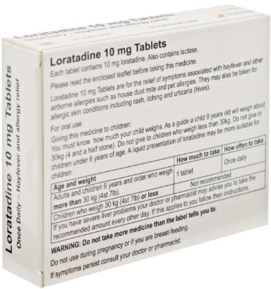 Flamingo Hayfever & Allergy Relief Loratadine 10mg Tablets – 6 Packs | 180 Tablets