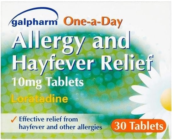 Galpharm Hayfever & Allergy Relief Loratadine 10mg Tablets – 6 Packs | 180 Tablets