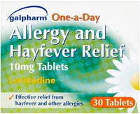 Galpharm Hayfever & Allergy Relief Loratadine 10mg Tablets – 6 Packs | 180 Tablets
