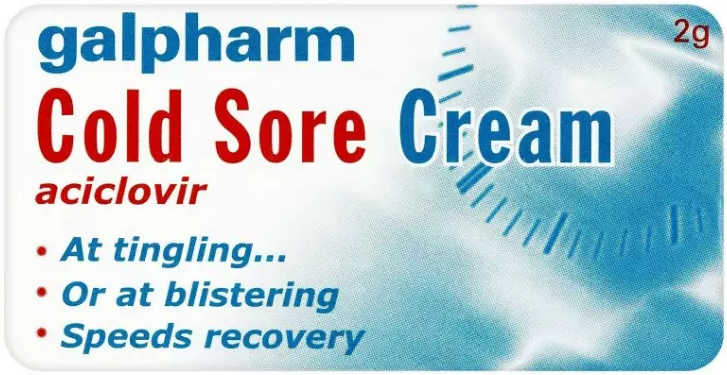 Galpharm Cold Sore Cream 2g (Aciclovir 5%) - 3 Packs