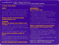 Galpharm Ibuprofen Long Lasting Capsules (12 hours) – 5 Packs | 40 Capsules