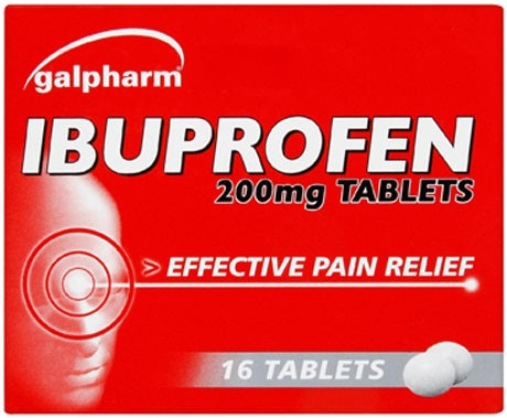 Galpharm Ibuprofen 200mg Tablets - 5 Packs | 80 Tablets