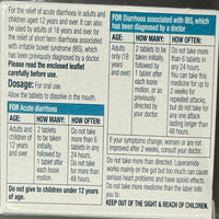 Galpharm Instant Diarrhoea Relief 2mg Orodispersible Tablets – 6 Packs | 36 Tablets