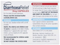 Galpharm Diarrhoea Relief Loperamide 2mg Capsules – 10 Packs | 60 Capsules
