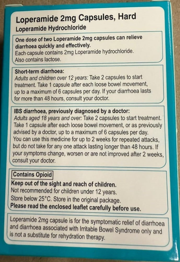 Flamingo Diarrhoea Relief Loperamide 2mg Capsules – 10 Packs | 60 Capsules